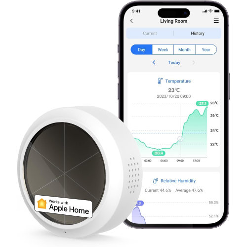 Meross Sensore Temperatura&Umidità Smart RF - Apple HomeKit - EUROBABYLON