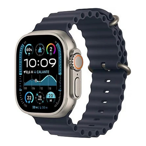 APPLE WATCH ULTRA 2 GPS + CELLULAR CASSA 49mm TITANIO CON CINTURINO OCEAN BLUE TIM - EUROBABYLON