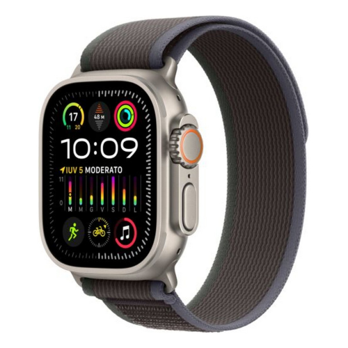 APPLE WATCH ULTRA 2 GPS + CELLULAR CASSA 49mm TITANIO CON CINTURINO TRAIL BLU TIM