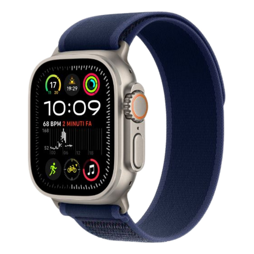 APPLE WATCH ULTRA 2 GPS + CELLULAR CASSA 49mm TITANIO CON CINTURINO TRAIL BLUE S/M TIM