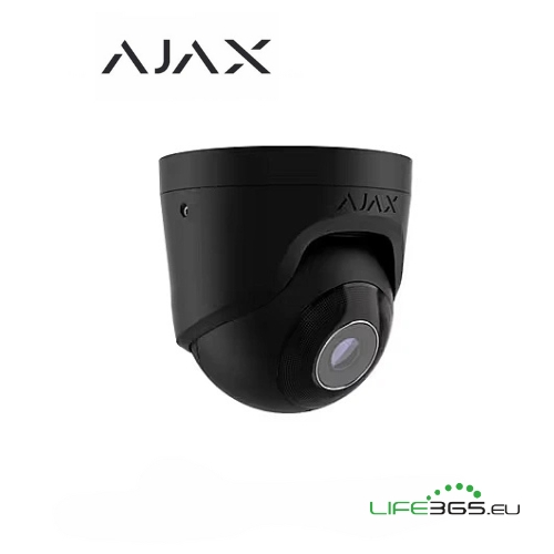 AJAX TELECAMERA DOME (TURRETCAM) (5 MP/2.8 MM) NERO - EUROBABYLON