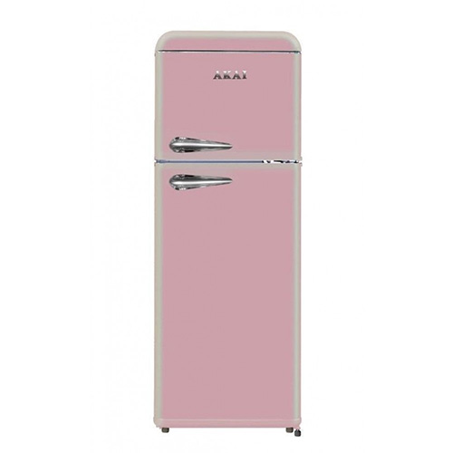 FRIGORIFERO AKAI DOPPIA PORTA 240LT PINK - EUROBABYLON