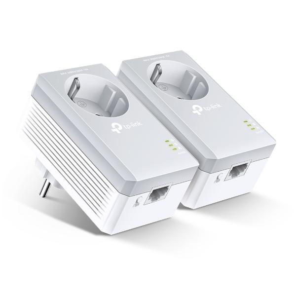 TP-Link TL-PA4010P KIT V5 adattatore di rete PowerLine 600 Mbit/s Collegamento ethernet LAN Bianco 2 pz