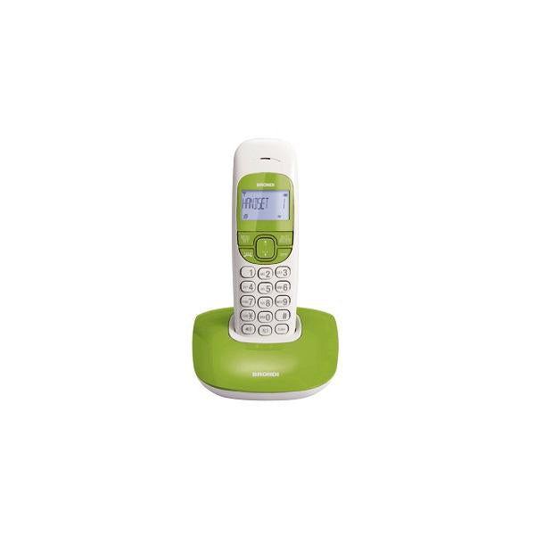 Brondi Nice DECT Identificatore di chiamata Verde, Bianco