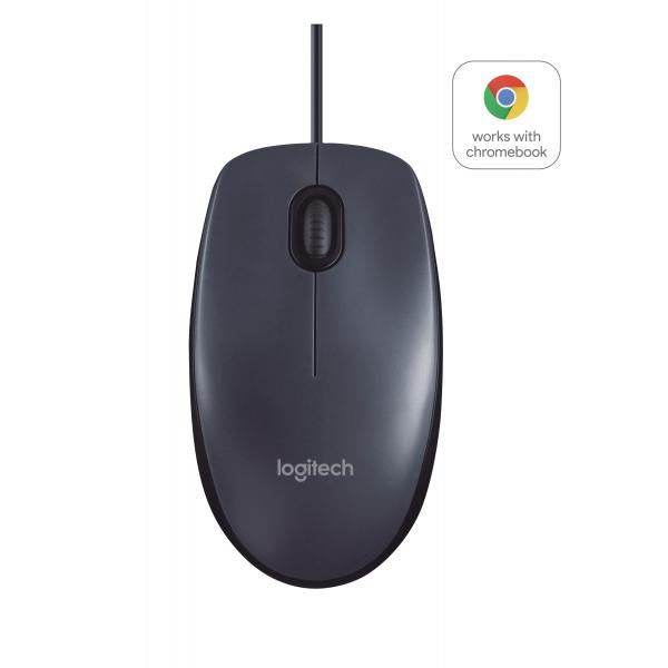 Logitech B100 mouse Ufficio Ambidestro USB tipo A Ottico 800 DPI