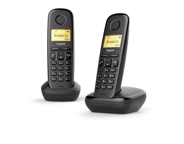 GIGASET WIRELESS PHONE A170 DUO BLACK (L36852-H2802-D201) - EUROBABYLON