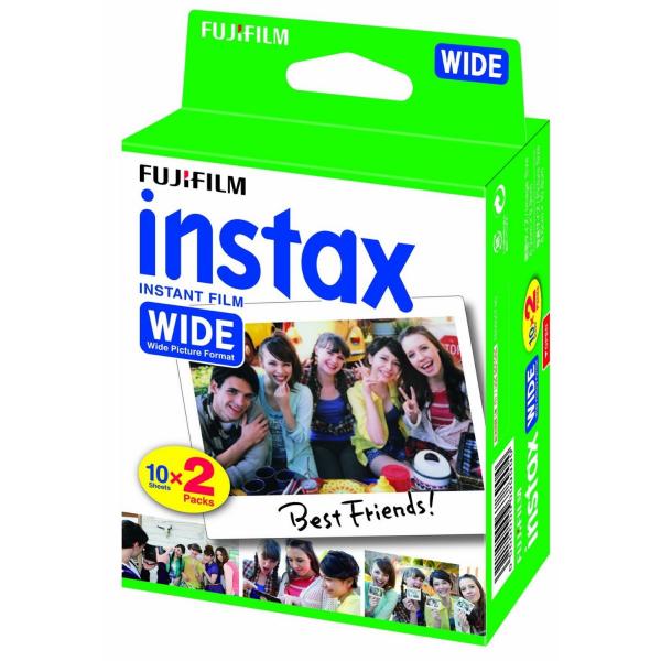 Fujifilm Instax Wide Film pellicola per istantanee 20 pz 108 x 86 mm - EUROBABYLON