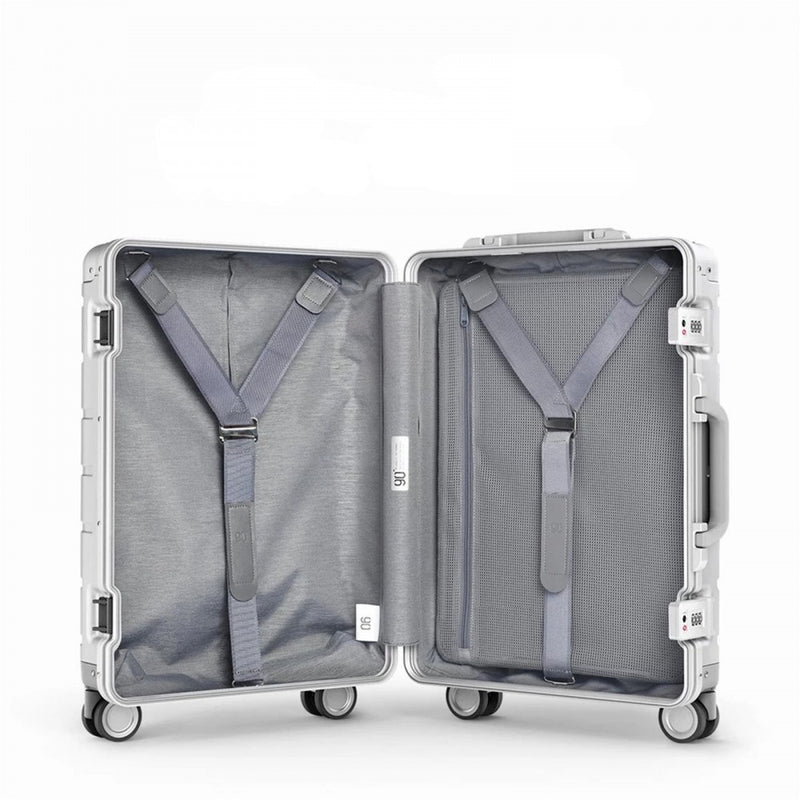 XIAOMI METAL CARRY-ON LUGGAGE 20" 31L SUITCASE SILVER XNA4106GL - EUROBABYLON