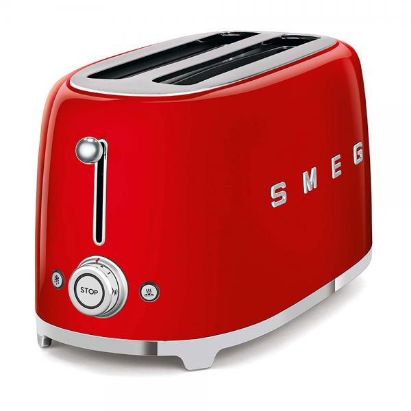 Smeg TSF02RDEU tostapane 4 fetta/e 1500 W Rosso