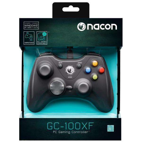 NACON PCGC-100XF periferica di gioco Gamepad PC Analogico/Digitale USB Nero