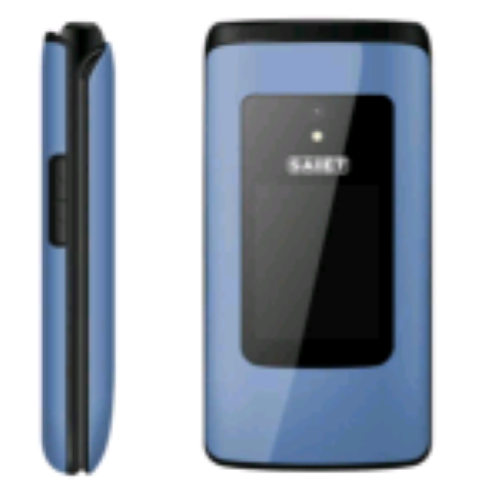 SAIET LIKE ST-MC20 MOBILE PHONE 2.4" CLAMSHELL BLUETOOTH CAMERA LED TORCH ITALIA LIGHT BLUE