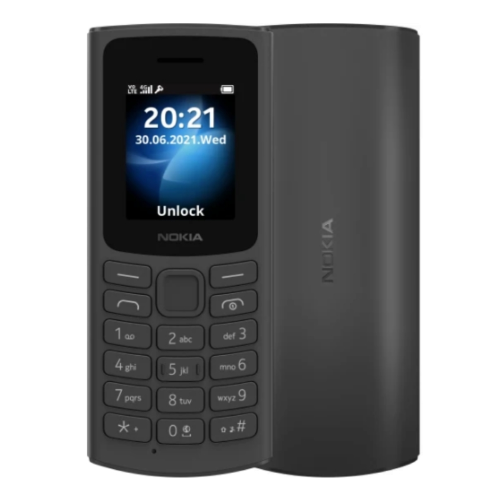 NOKIA 105 1.8" DUAL SIM 4G BLACK ITALIA SENIOR PHONE MOBILE PHONE