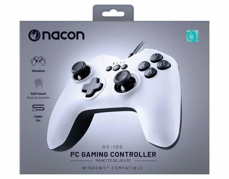 NACON PCGC-100WHITE CONTROLLER WIRED PC WHITE - EUROBABYLON