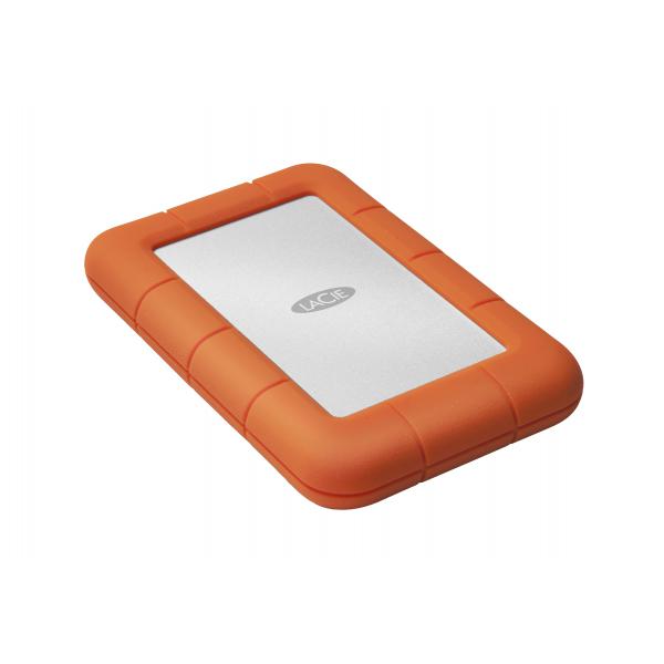 LaCie Rugged Mini disco rigido esterno 1 TB Arancione, Argento - EUROBABYLON