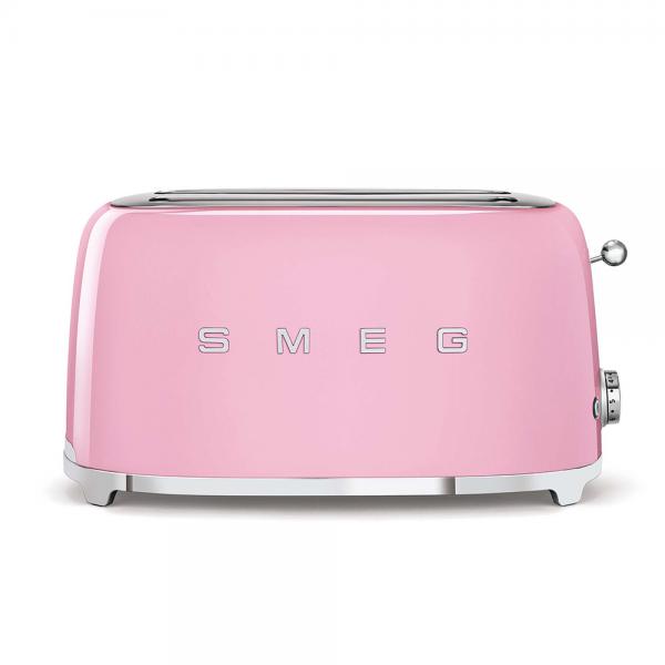 Smeg Tostapane 50's Style  Rosa LUCIDO 2x4  TSF02PKEU