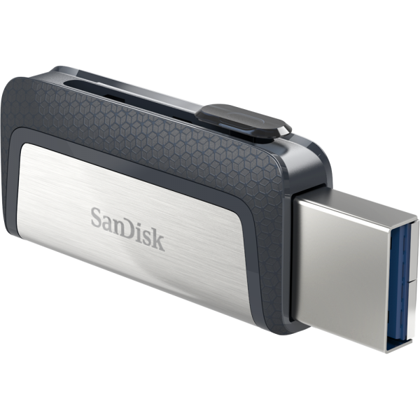 SanDisk Ultra Dual Drive USB Type-C unità flash USB 64 GB USB Type-A / USB Type-C 3.2 Gen 1 (3.1 Gen 1) Nero, Argento