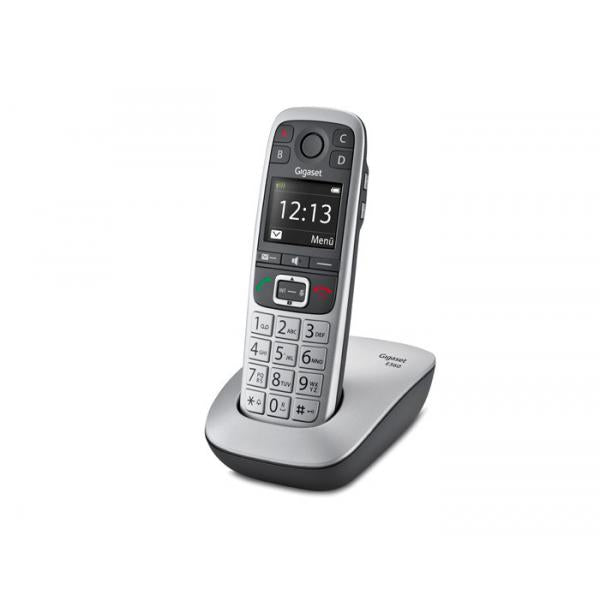 Gigaset E 560 Telefono DECT Identificatore di chiamata Nero, Argento - EUROBABYLON