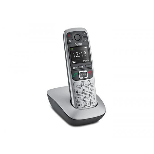 Gigaset E 560 Telefono DECT Identificatore di chiamata Nero, Argento - EUROBABYLON