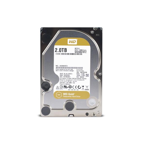 Western Digital Gold disco rigido interno 2 TB 7200 Giri/min 128 MB 3.5" Serial ATA III - EUROBABYLON