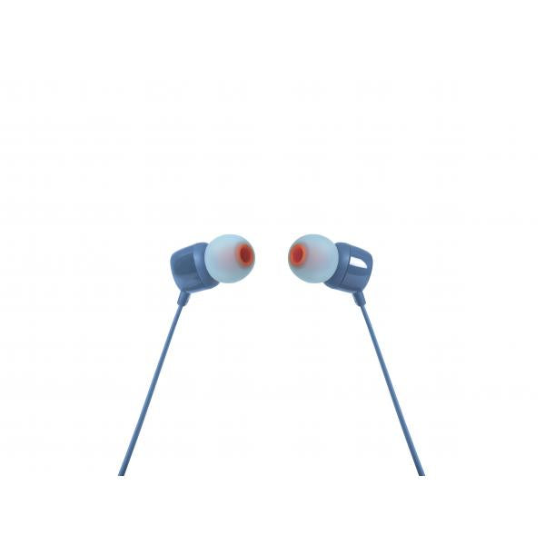 JBL Tune 110 Auricolare Cablato In-ear MUSICA Blu