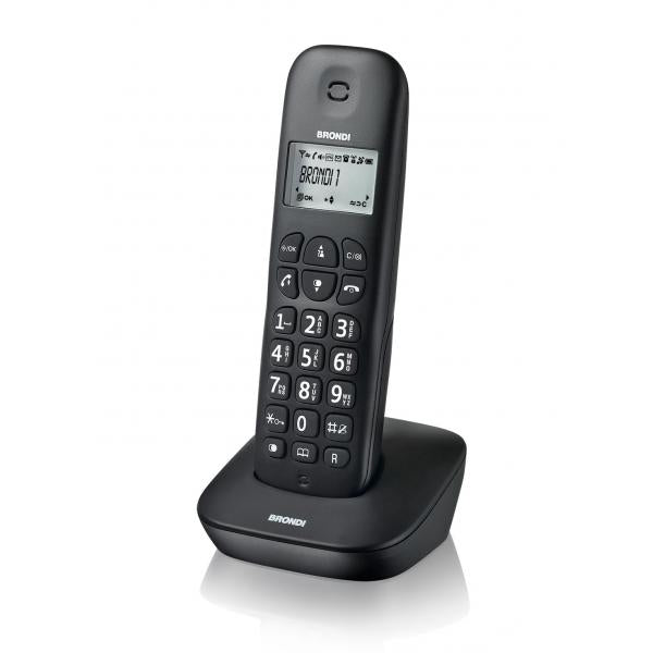 Brondi GALA Telefono DECT Identificatore di chiamata Nero