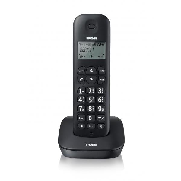 Brondi GALA Telefono DECT Identificatore di chiamata Nero