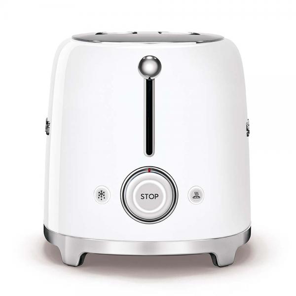 Smeg Tostapane 50's Style - Bianco LUCIDO 2x2 - TSF01WHEU