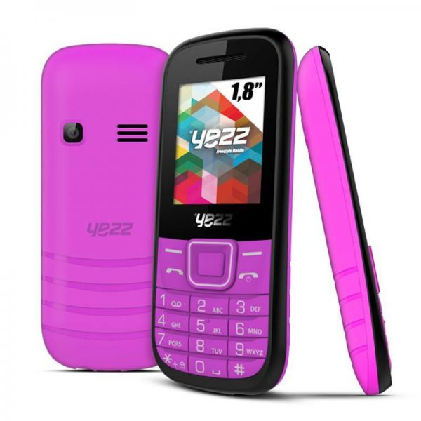 YEZZ Classic C21A 1,8" 85g Schwarz, Pink Telefonfunktion 