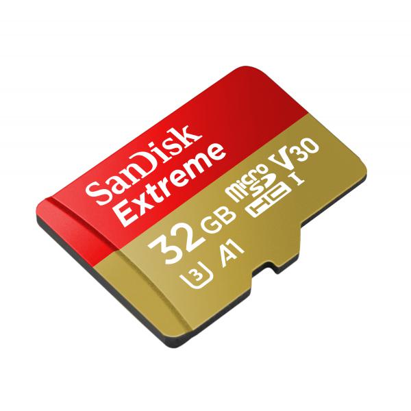 SanDisk Extreme 32 GB MicroSDHC UHS-I Classe 10 - EUROBABYLON