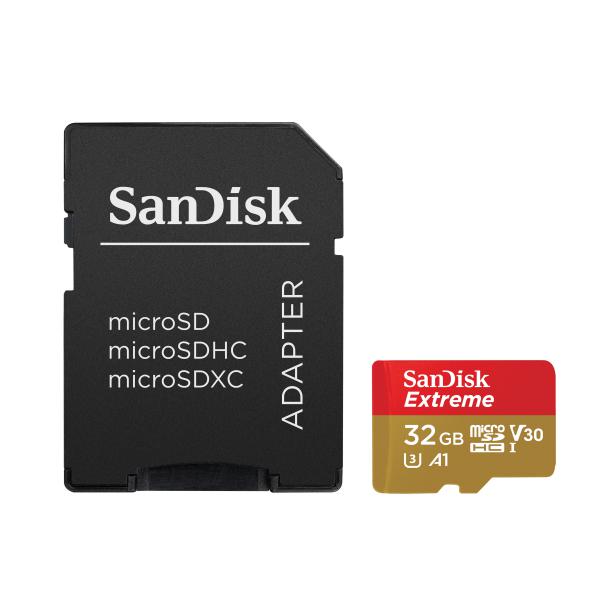 SanDisk Extreme 32 GB MicroSDHC UHS-I Classe 10 - EUROBABYLON