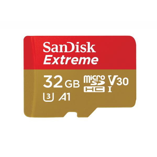 SanDisk Extreme 32 GB MicroSDHC UHS-I Classe 10 - EUROBABYLON