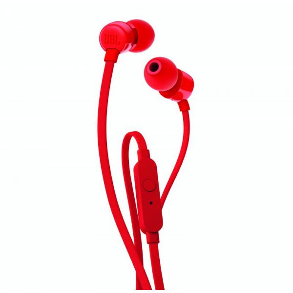 JBL T110 Cuffia Auricolare Connettore 3.5 mm Rosso