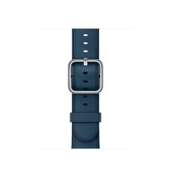 Apple MQV02ZM/A accessorio per smartwatch Band Blu Pelle