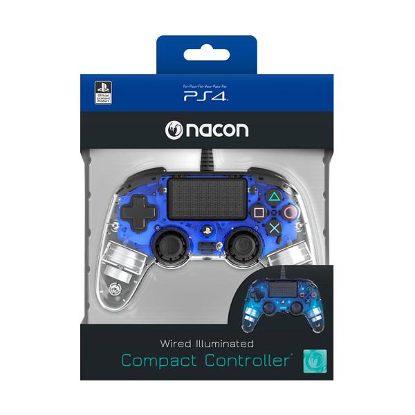 NACON Compact Controller Light Edition Gamepad PlayStation 4 Blu - EUROBABYLON