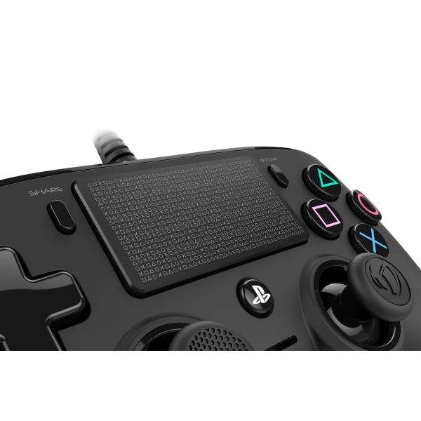 NACON PS4OFCPADBLACK periferica di gioco Gamepad PlayStation 4 Analogico/Digitale Nero