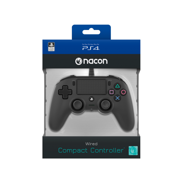 NACON PS4OFCPADBLACK periferica di gioco Gamepad PlayStation 4 Analogico/Digitale Nero