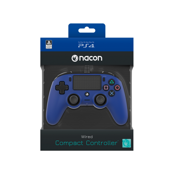 NACON Compact Controller Colour Edition Gamepad PlayStation 4 Blu