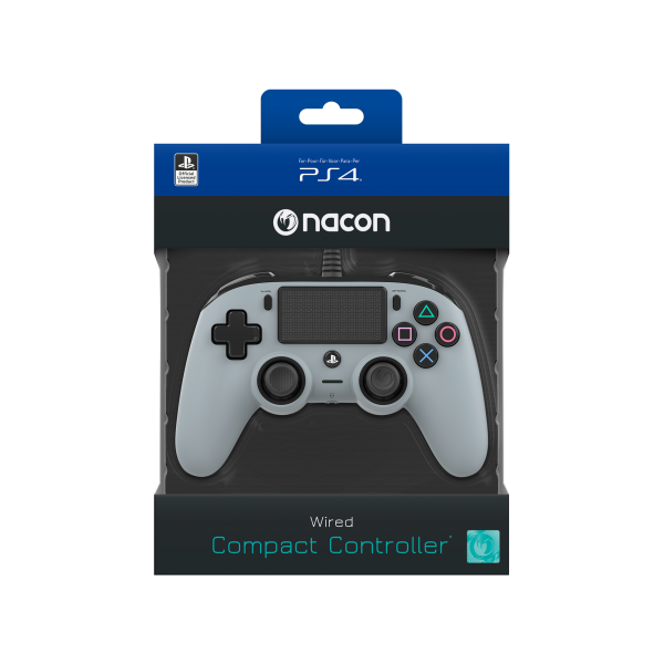 NACON PS4OFCPADGREY periferica di gioco Gamepad PlayStation 4 Analogico/Digitale Grigio - EUROBABYLON