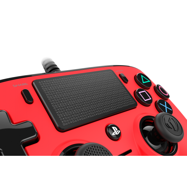 NACON Compact Controller Colour Edition Gamepad PlayStation 4 Rosso