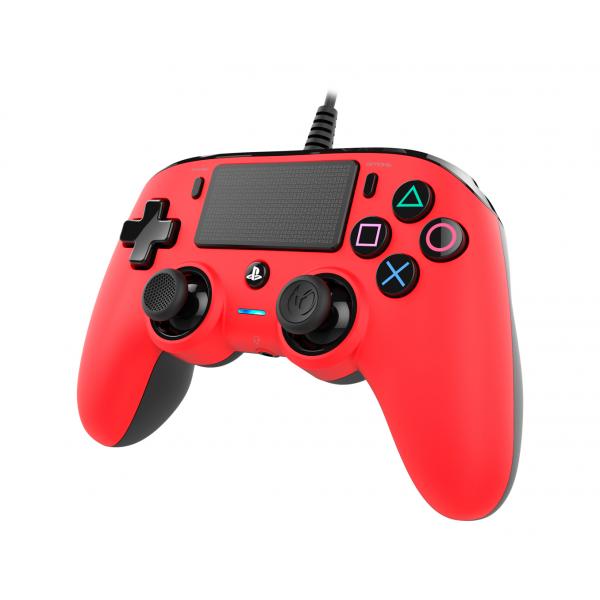 NACON PS4OFCPADRED periferica di gioco Gamepad PlayStation 4 Analogico/Digitale Rosso