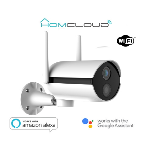 Homcloud Snap15 Bullet WLAN-Kamera mit verbessertem Akku OUTDOOR