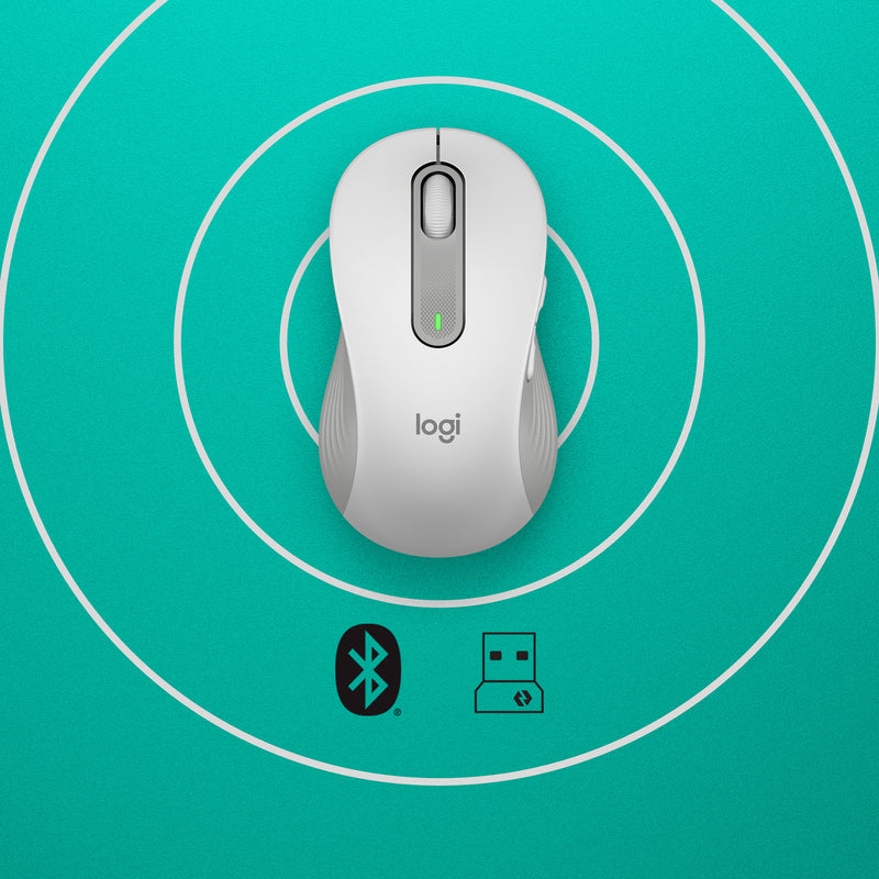 Logitech Signature M650 mouse Mancino RF senza fili + Bluetooth Ottico 4000 DPI - EUROBABYLON