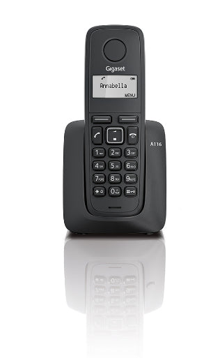 Gigaset A116 DECT Identificatore di chiamata Nero