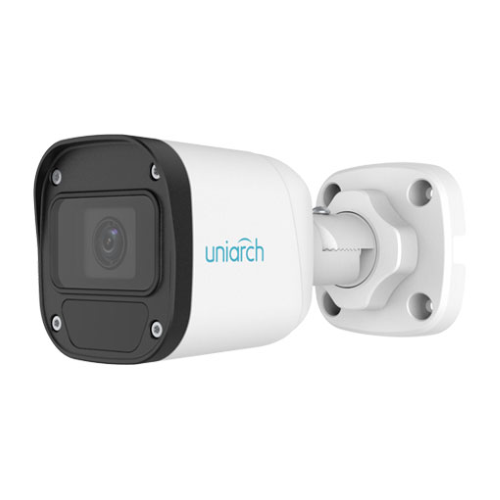 4MP Uniarch Mini Bullet IPCamera, 4.0mm Optics with Audio
