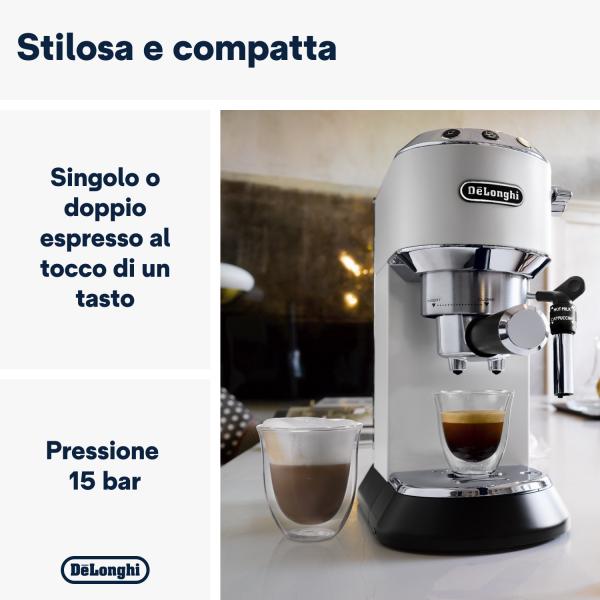 DeLonghi Dedica Style EC 685.W Automatica/Manuale Macchina per espresso 1,1 L