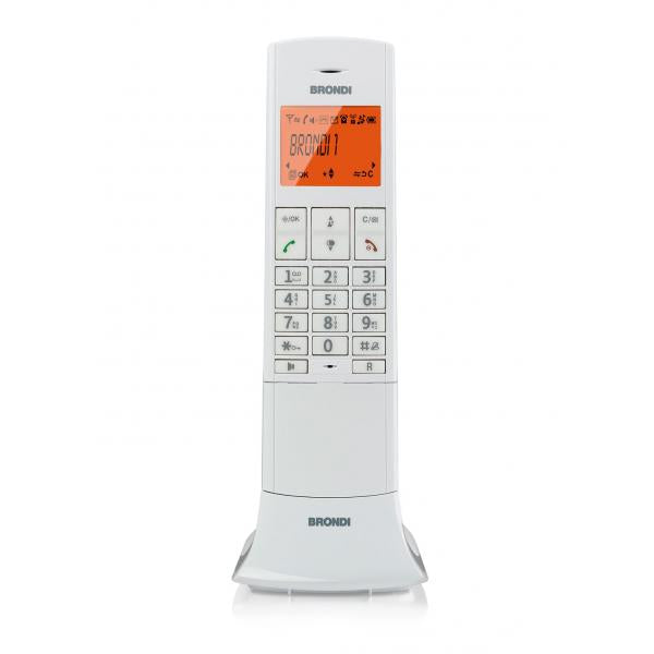 Brondi Lemure Telefono DECT Bianco Identificatore di chiamata