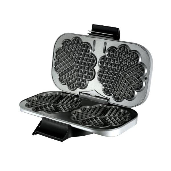 Unold 48241 piastra per waffle 2 waffle 1300 W Nero, Argento - EUROBABYLON