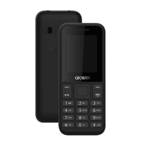 ALCATEL 1068D 1.8" DUAL SIM MOBILE PHONE WITH CAMERA BLACK ITALIA