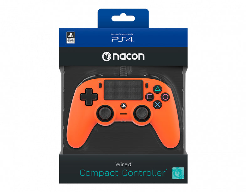 NACON PS4OFCPADORANGE periferica di gioco Gamepad PlayStation 4 Analogico/Digitale Arancione - EUROBABYLON