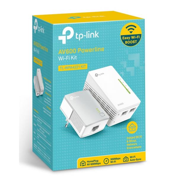 TP-Link AV600 600 Mbit/s Collegamento ethernet LAN Wi-Fi Bianco 1 pz